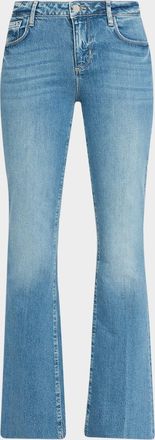L'agence Sneeki Low-Rise Straight-Leg Jeans