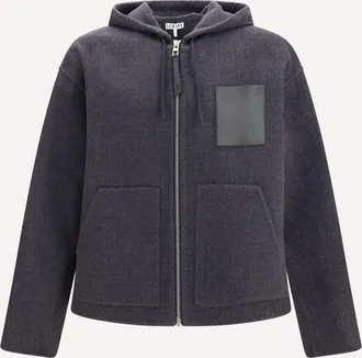 Loewe Wool blend hooded Jacket Male 50