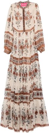 Miau by Clara Rotescu Pena dress - women - Fabric - 46 - Brown