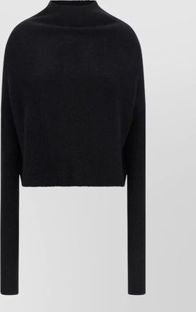 Rick Owens cashmere-blend high-neck long-sleeve sweater