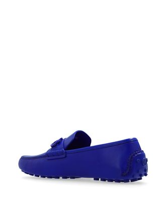 Ferragamo Mens Grazioso Gancini Logo Loafers Blue Shoes > & Sandals