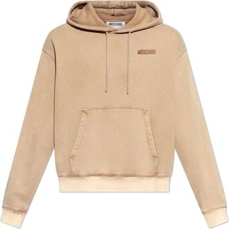 Moschino Sweatshirts & Hoodies - Heren - Hoodies - Beige - S - Katoen - Hoodies & sweatvesten