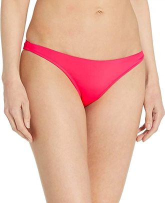 Milly Solid St. Lucia Bikini Bottom In Candy