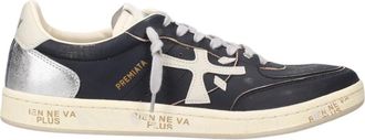 Premiata Basket Clay 7258 - Heren - Sneakers - Blauw - 40 EU - Leer - Schoenen