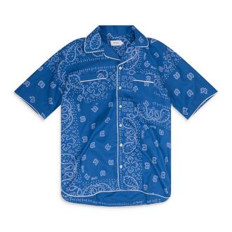Rhude Blue Bandana Track Shirt