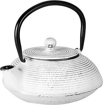 Lacor Tetera De Hierro Fundido Lacor Blanco - Capacidad 0,5 Litros