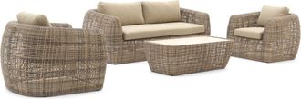 Intenso Furniture Intenso Marecchia stoel-bank loungeset 4-delig
