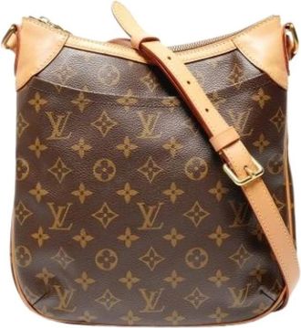 Louis Vuitton Pre-owned Cross Body Bags, female, Brown, Size: ONE SIZE Pre-owned Canvas Cross Body Bag
