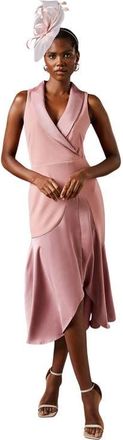 Coast Tux Sleeveless Midi Dress in Mauve at Nordstrom, Size 14