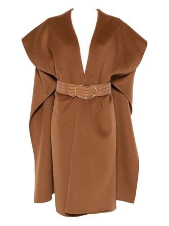 Elisabetta Franchi Wool Belted Coat