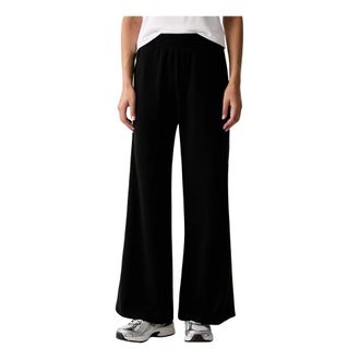 Emporio Armani Emporio Armani Ea7, Broeken, Dames, Zwart, M, Katoen, Oversized Pants Logo Series