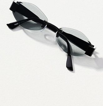 I-SEA Metal Oval Geo Sunglasses