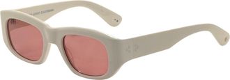 Garrett Leight Womens 50 mm White Sunglasses