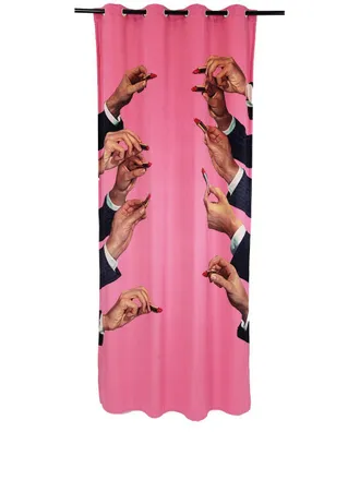 Seletti Tenda da doccia Lipstick - Rosa