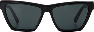 Saint Laurent Womens Sl Sunglasses Black Acetate