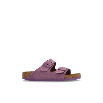 Birkenstock Slides Arizona BS - Dames - Sandalen - Paars - 39 EU - Leer - Schoenen
