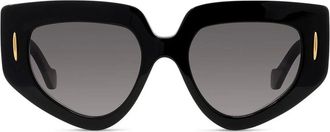 Loewe Anagram Black Geometric Sunglasses