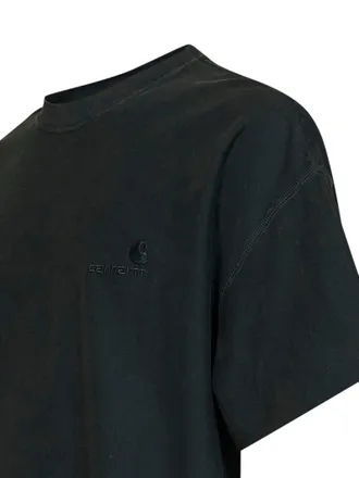 Carhartt Work in Progress Embroidered Logo Cotton T-Shirt - Green