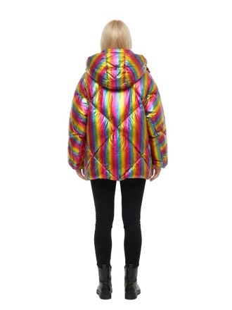 Dolce & Gabbana Womens Multicolor Polyamide Shell Jacket Clothing