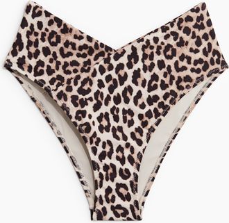 H&M Cheeky Bikinihose High Rise - Beige
