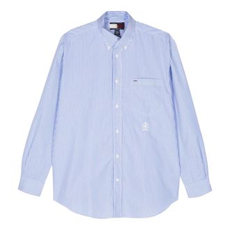 Tommy Hilfiger Shirts, female, White, XL, White Cotton Long Sleeve Shirt