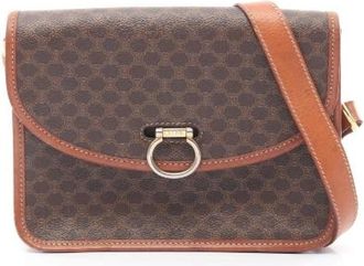 Celine Pre-owned Cross Body Bags, female, Brown, Size: ONE SIZE Pre-owned Canvas celine-bags