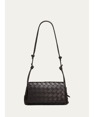 Bottega Veneta Notturno Nappa Leather Shoulder Bag