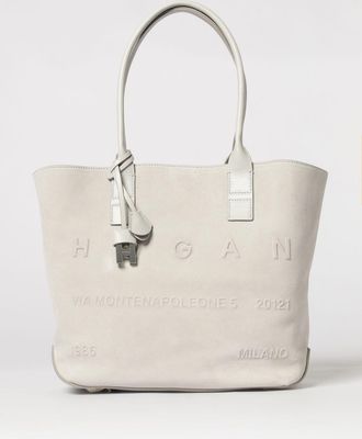 Hogan Borsa Script Hogan in pelle scamosciata