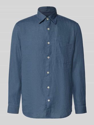 Marc O'Polo Regular Fit Freizeithemd aus reinem Leinen in Petrol, Gr&ouml;&szlig;e XXXL