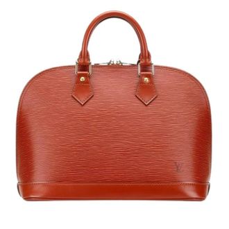 Louis Vuitton Vintage, unisex, Bruin, ONE Size, Tweedehands leren Louis Vuitton tassen