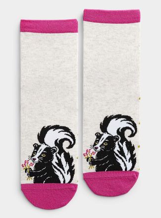 Simons Womens Cute animal ankle socks