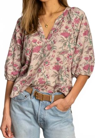 Dylan Eden Jolie Top In Purple Multi