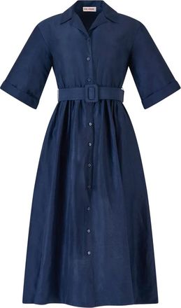 Rosie Assoulin Abito midi Jane - Blu