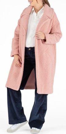 Cache Coeur Léonie Long pregnancy coat in Pink at Nordstrom, Size X-Large