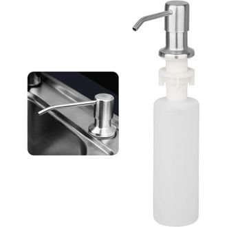 OEM Dispenser Di Sapone Liquido Integrato Con Flacone Da 300 Ml, Dispenser Di Sapone In Schiuma Per Lavelli, Dispenser Di Detersivo Per Piatti Per La Cuci