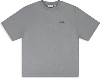 Off-white Heather Grey Outline Arrow T-Shirt