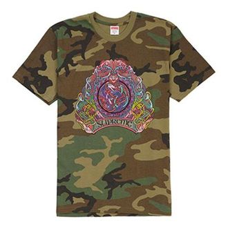 SUPREME SS19 Knot Tee Woodland Camo SUP-SS19-251