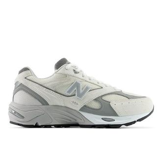 New Balance Unisex 880R in Bianco/Grigio, Pelle Scamosciata/Rete, Taglia 41.5
