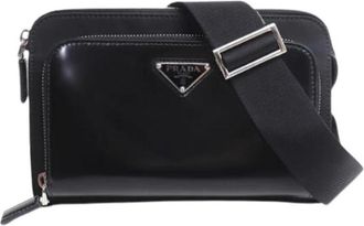 Prada Pre-owned 2Vh 130 Schoudertas - Dames - Vintage Schoudertas - Zwart - ONE Size - Leer - Vintage