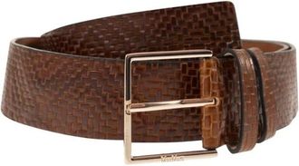 Max Mara Mxatrine Riem - unisex - Riemen - Bruin - L - Leer - Accessoires