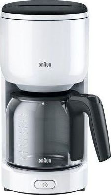 Braun Cafetera Braun Kf 3100 Wh Blanca 10 Tazas