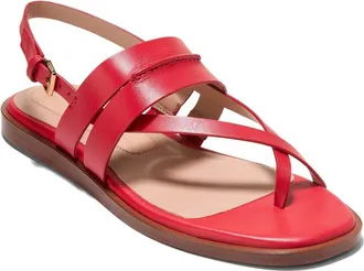 Cole Haan Go-To Estella Flat Leather Thong Sandal