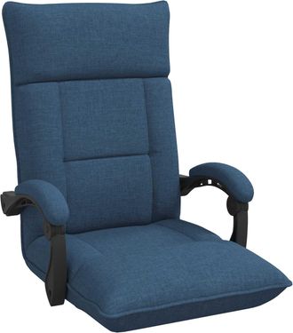 vidaXL Sill&oacute;n Ajustable Azul Tela Vidaxl
