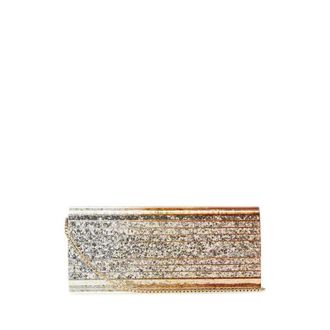 Jimmy Choo London Multicolor Acrylic Sweetie Clutch Rosegoldgoldsilver Borse A Mano