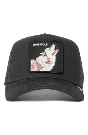 Goorin Brothers The Lone Wolf Trucker Hat in Black at Nordstrom