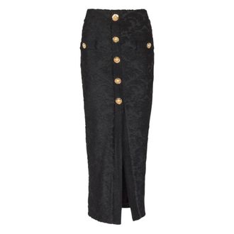 Balmain Mujer, Faldas, Negro, Talla: L