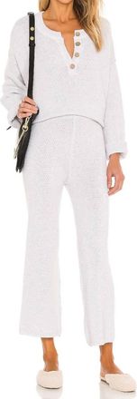 Free People Hailey Top And Pants Set In Ivory