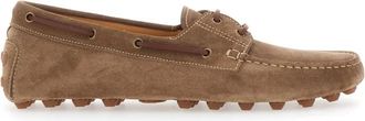 Tod's Gommino Bubble Loafers - Heren - Loafers - Bruin - 41 EU - Leer - Schoenen