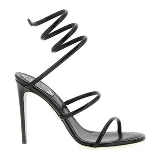 Rene Caovilla High Heel Sandals, female, Black, Size: 10 US Cleo Sandal
