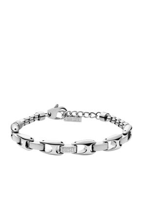 Diesel Stainless steel chain bracelet - Bracelets - Unisex - Silver